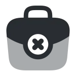 Brifecase Cross SVG Icon